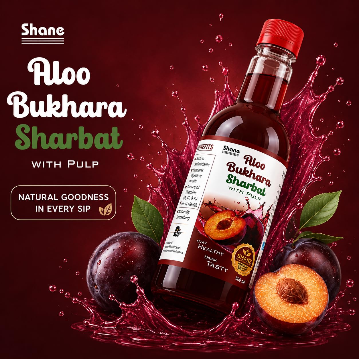 Shane Aloo Bukhara Sharbat 500ml - Image 6