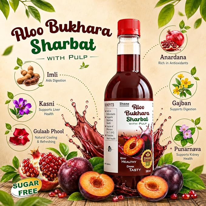 Shane Aloo Bukhara Sharbat 500ml - Image 3
